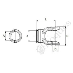 MACHOIRE SERIE 3 TUBE EXT ( 3.06 ) type Bondioli