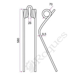DENT TYPE KUHN 57720200 / Grange & Walter GW 381