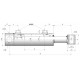 VERIN DOUBLE EFFET CHAPEL ( 704.1000 ) Ø40X70 Course 1000
