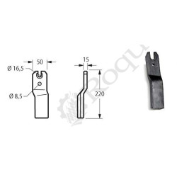 LAME G. TYPE KUHN K1602780 / MUZZI - prix valable jusqu'à épuisement