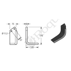 LAME G. TYPE KUHN CULTIROTOR 52106400 / MUZZI