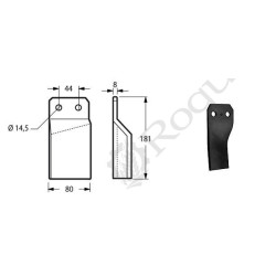 LAME G. TYPE SUPER COBRA MASCHIO 26100418S / EUROZAPPA