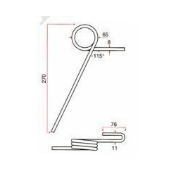 DENT AR GENRE KUHN FKX0385C SULKY 909074 / GRANGE & WALTER GW 018