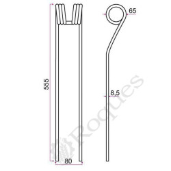 DENT ANDAINEUR TYPE POTTINGER 436 033 / GRANGE & WALTER GW 759