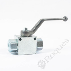 ROBINET A SPHERE 2 VOIES 3/4" ( 350 BAR MAX - 100 L/mn )