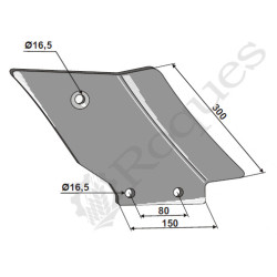 CONTRELAME D. 800x15 LAME DECOMPACTEUR ( MICHEL - FORGES DE NIAUX ) *