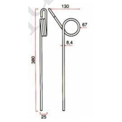 DENT DE HERSE NM TYPE SULKY / GRANGE & WALTER GW 374