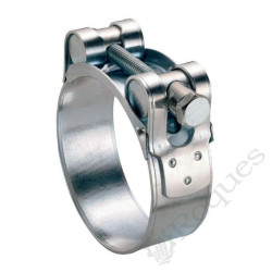 COLLIER A TOURILLON PLEIN ACIER GALVANISE 227 x 239