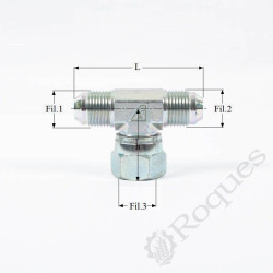 ADAPTEUR TE ORIENTABLE 1"1/16 JIC