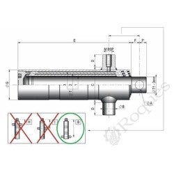 VERIN TELESCOPIQUE CHAPEL 88-107-126 C1150 Art. Basse 