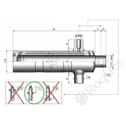 VERIN TELESCOPIQUE CHAPEL 88-107-126-147 C1810 Articulation Interméd.