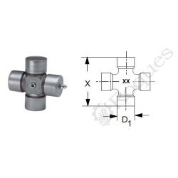 KIT DE CROISILLON 32x76 SERIE 2400 Walterscheid GRAISSEUR LATERAL
