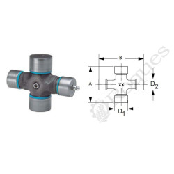 KIT DE CROISILLON 36x89 / 32x106 2580 P 1xBBS UNI Walterscheid