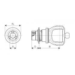 MACHOIRE BONDIOLI EXT. SFT S6 80° 1'3/4Z6