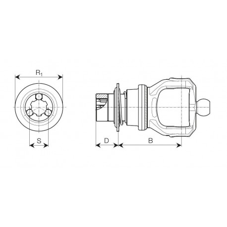 MACHOIRE BONDIOLI EXT. SFT S6 80° 1'3/4Z6