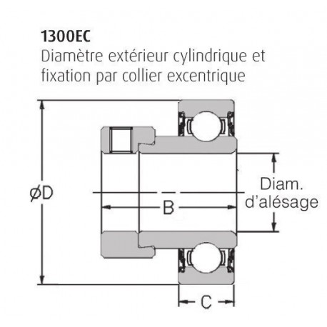 ROULEMENT DE PALIER Rhp