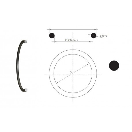 JOINT TORIQUE OR 13.94x2.62 NBR 70