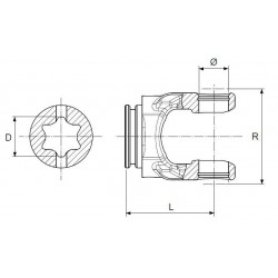 MACHOIRE TUBE EXT. ( S5 ) V8 Binacchi