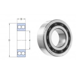 ROULEMENT RIGIDE A 2 RANGEES DE BILLES Nsk 35X72X23