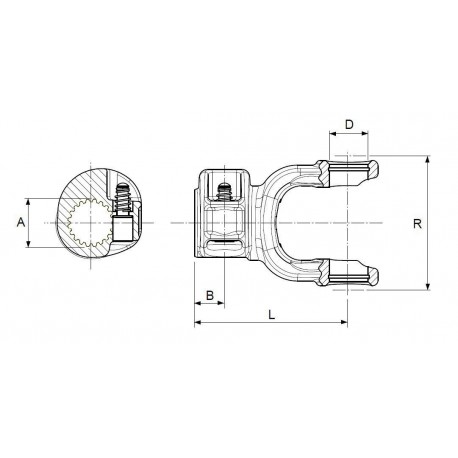 MACHOIRE SERIE 8 1'3/4 Z20 VR ( TYPE Bondioli )