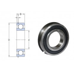 ROULEMENT RIGIDE A 1 RANGEE DE BILLES Nsk 20X47X14