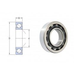 ROULEMENT A 1 RANGEE DE BILLES A CONTACT OBLIQUE Nsk 50X110X27 BW