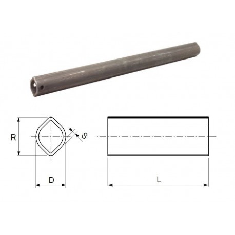 TUBE GENRE WALTERSCHEID 00A 23.5x31x3.5 750200 / BONDIOLI - BINACCHI