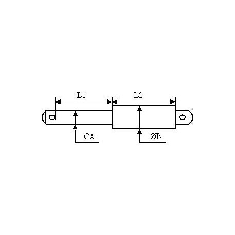 AXE REVERSIBLE 28-37-28 ( long. 287 mm )