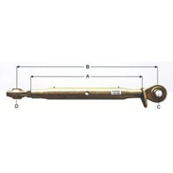 BARRE DE POUSSEE CAT I Ø19,2 M27x3 TUBE 4300 mm EA 540 à 750 mm