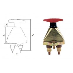 COUPE BATTERIE 600A ( intensité ) - 4500A ( capacité )