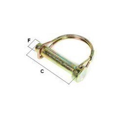 CLIPS TUBE 8X40 ( prix aux 100 pièces ) - Boitage : 50