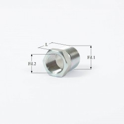 ADAPTEUR 3/8MG.CO.-1/4G.FE.