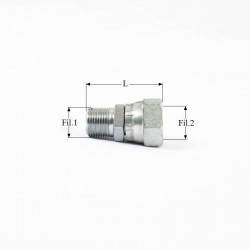 ADAPTEUR 3/8MG.CO.-3/4JIC FE.TOURN.