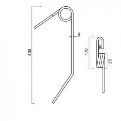 DENT AVANT TYPE ACCORD / GRANGE & WALTER GW337 - SUR COMMANDE