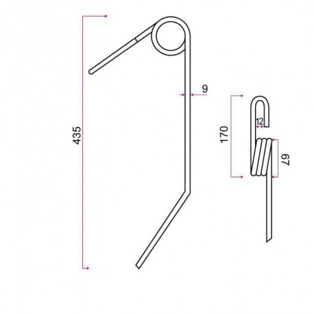 DENT AVANT TYPE ACCORD / GRANGE & WALTER GW337 - SUR COMMANDE