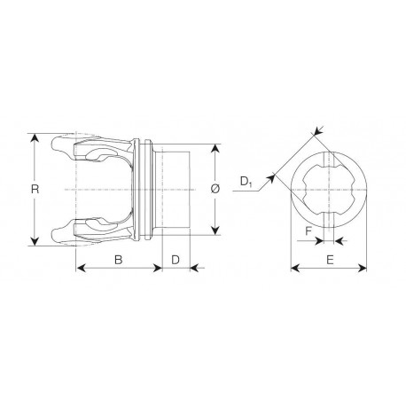 MACHOIRE Bondioli TUBE INT SFT T=46,8 ( 1 dispo / Nadal )