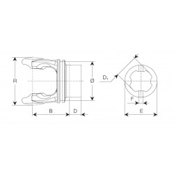 MACHOIRE Bondioli SFT S2 COTE TUBE INT. 12219 ( 39.5 )