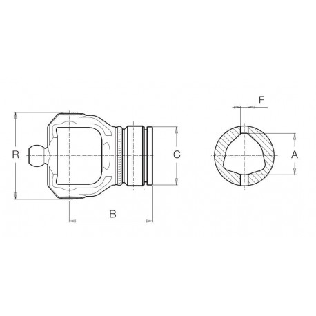 MACHOIRE Bondioli G4 80° POUR TUBE INT. 245101500 ( 36.6 )