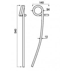 DENT DE RECOUVREMENT TYPE BONNEL / Grange & Walter GW230