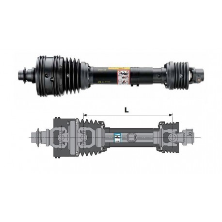 TRANSMISSION BONDIOLI SFT-S4 CT 1 JDH 80° 1'3/8Z6 / CM 1'3/8Z6