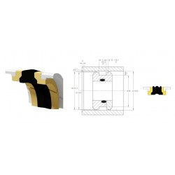 JOINT DE PISTON 40.00X30.00X16.40