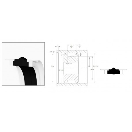 JOINT DE PISTON 60.00X48.00X20.50