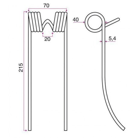 DENT PICK-UP TYPE GALLIGNANI KB8876493 / Grange & Walter GW273