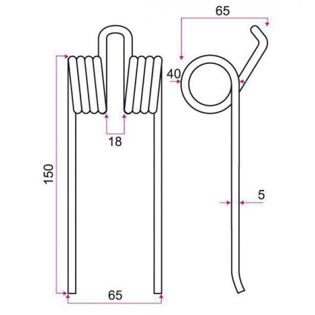 DENT PICK-UP TYPE GALLIGNANI KB8876437 / Grange & Walter GW289