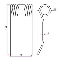 DENT PICK-UP TYPE HESSTON / Grange & Walter GW937