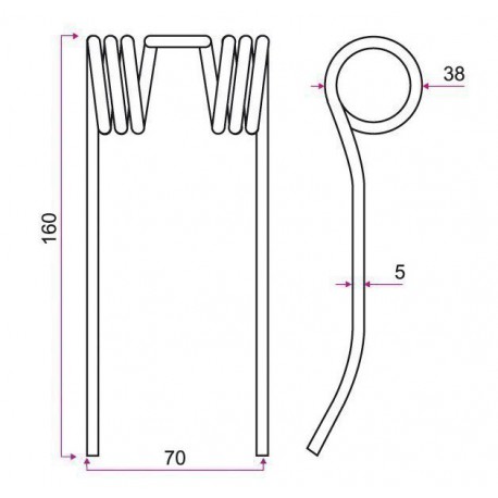 DENT PICK-UP TYPE HESSTON / Grange & Walter GW937