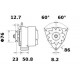 ALTERNATEUR ( MG 228 ) 14V 55A AAK1193 / 11201230