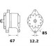 ALTERNATEUR ( MG 515 ) 14V 65A AAK3563 / 11201463