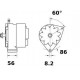 ALTERNATEUR ( MG 517 ) 14V 33A - prix valable jusqu'à épuisement