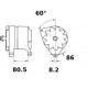 ALTERNATEUR ( MG 212 ) 14V 70A - prix valable jusqu'à épuisement